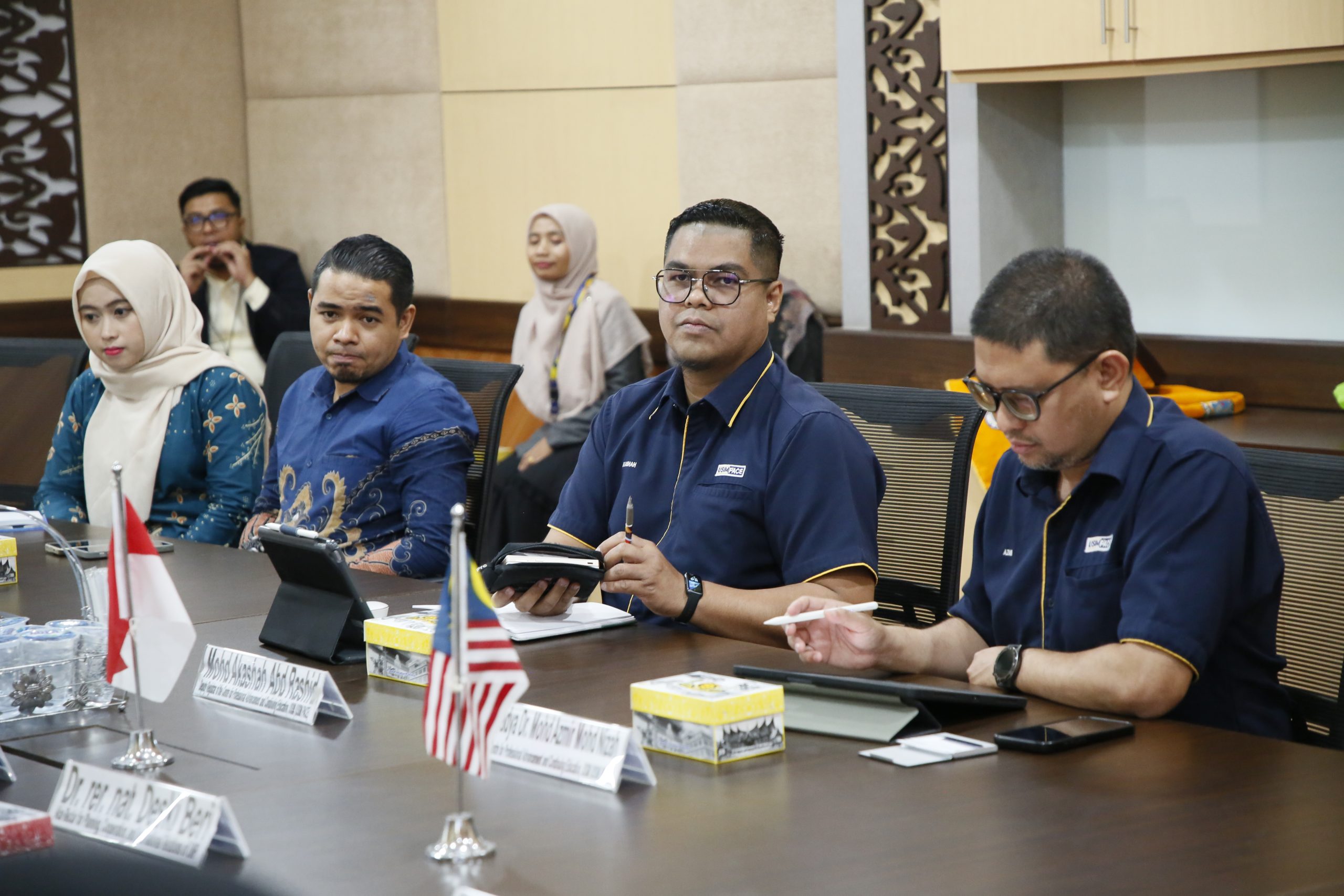 Kunjungan delegasi dari Universiti Sains Islam Malaysia (USIM). (Foto: Syafril/KKPS)
